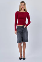 Load image into Gallery viewer, Cassandra Blouse - Burgundy
