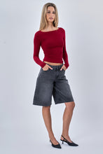 Load image into Gallery viewer, Cassandra Blouse - Burgundy
