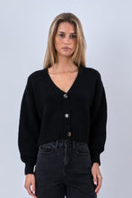 Load image into Gallery viewer, V-Neck Cardigan - Black
