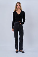 Afbeelding in Gallery-weergave laden, Nova Tie Blouse Knit - Black
