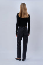 Afbeelding in Gallery-weergave laden, Nova Tie Blouse Knit - Black
