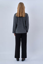 Carica l'immagine nel visualizzatore di Gallery, Ivy Tie Blouse Knit - Grey
