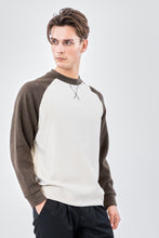 Load image into Gallery viewer, Crewneck Raglan Sleeve Sweater - Apricot
