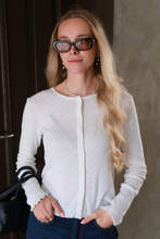 Load image into Gallery viewer, Isa O-Neck Cardigan - Snow White
