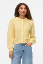 Carregar imagem no visualizador da galeria, Wilo O-Neck Cardigan - Pale Banana
