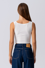 Cargar imagen en el visor de la galería, Elisa Waterfall Top - White
