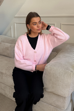 Load image into Gallery viewer, V-Neck Cardigan - Pink
