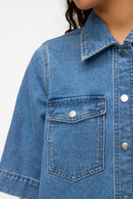 Charger l'image dans la galerie, Fenja Short Denim Dress - Medium Blue Denim

