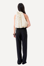 Load image into Gallery viewer, Wilma Top - Yellow/Brown Dots
