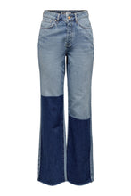 Load image into Gallery viewer, Zikka Color Block Pants - Medium Blue Denim
