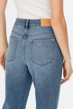Load image into Gallery viewer, Zikka Color Block Pants - Medium Blue Denim
