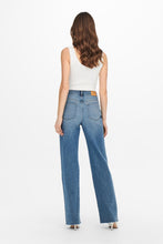 Load image into Gallery viewer, Zikka Color Block Pants - Medium Blue Denim
