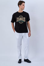 Load image into Gallery viewer, Oversized T-shirt with print - Black
