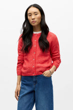Load image into Gallery viewer, Agate Knit Cardigan - Poinsettia Melange
