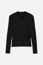 Load image into Gallery viewer, Silje Poloneck Pullover - Black
