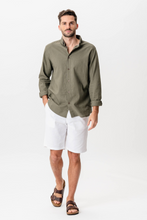 Afbeelding in Gallery-weergave laden, Linen Shorts - White
