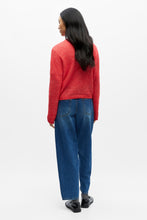 Load image into Gallery viewer, Agate Knit Cardigan - Poinsettia Melange
