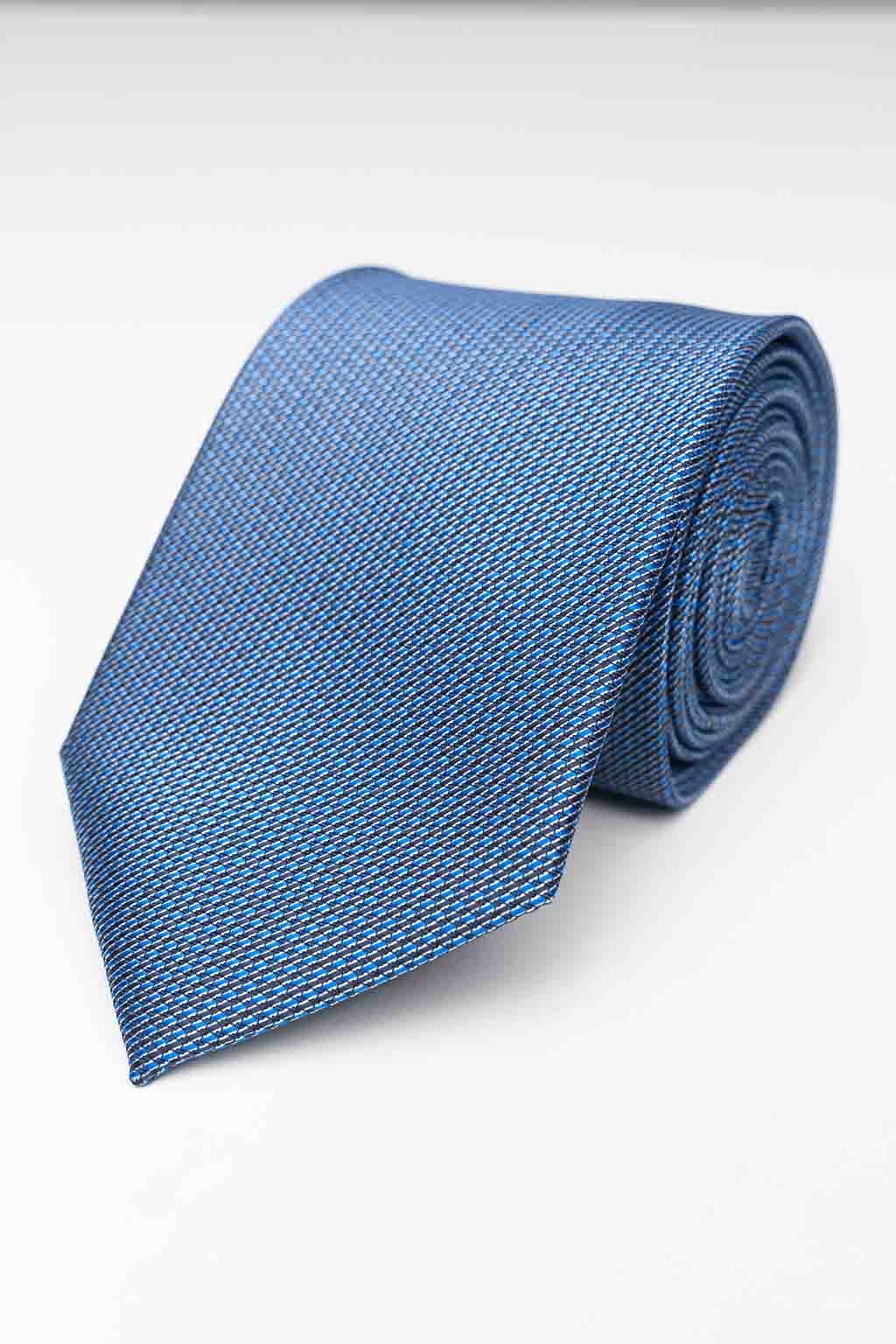 Tie - Black/Blue Dotted