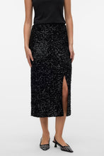 Afbeelding in Gallery-weergave laden, Halia Skirt - Black Sequins
