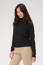 Load image into Gallery viewer, Basic Knit Roll Neck - Black
