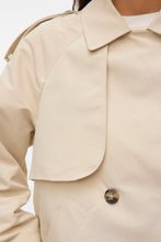 Carregar imagem no visualizador da galeria, Chloe Short Trenchcoat - Oatmeal
