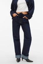 Cargar imagen en el visor de la galería, Allison Straight Rosebelt  - Dark Blue Denim
