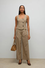 Cargar imagen en el visor de la galería, Ayah U-Neck Waistcoat - Dune Melange
