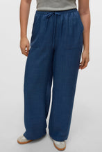 Load image into Gallery viewer, Melaney Loose Pant - Dark Denim Melange
