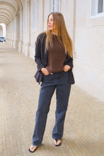 Carica l'immagine nel visualizzatore di Gallery, Chloe Short Sleeved Knit - Chocolate
