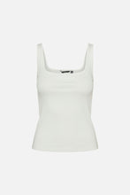 Load image into Gallery viewer, Chloe Short Square Top - Snow White
