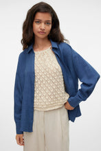 Load image into Gallery viewer, Melaney Queeny Shirt - Dark Denim Melange
