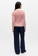 Load image into Gallery viewer, Kelly Polo Knit Pullover - Birch Poinsettia
