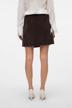 Load image into Gallery viewer, Etta Short Cord Skater Skirt - Chocolate Torte
