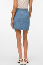 Load image into Gallery viewer, Liza Short Denim Wrap Skirt - Medium Blue Denim
