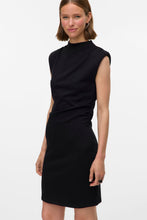 Load image into Gallery viewer, Nelli High Neck Short Dress - Black
