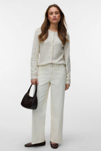 Charger l'image dans la galerie, Doffy Stitch Ls O-Neck Cardigan - Birch Melange

