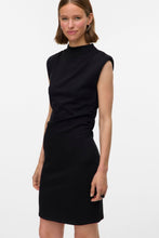 Load image into Gallery viewer, Nelli High Neck Short Dress - Black
