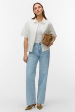 Load image into Gallery viewer, Lysa Color Brod Shirt - Bright White
