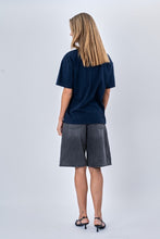 Cargar imagen en el visor de la galería, Heavy Boxfit Tee - Navy
