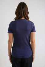 Load image into Gallery viewer, Basic Tight T-shirt - Navy
