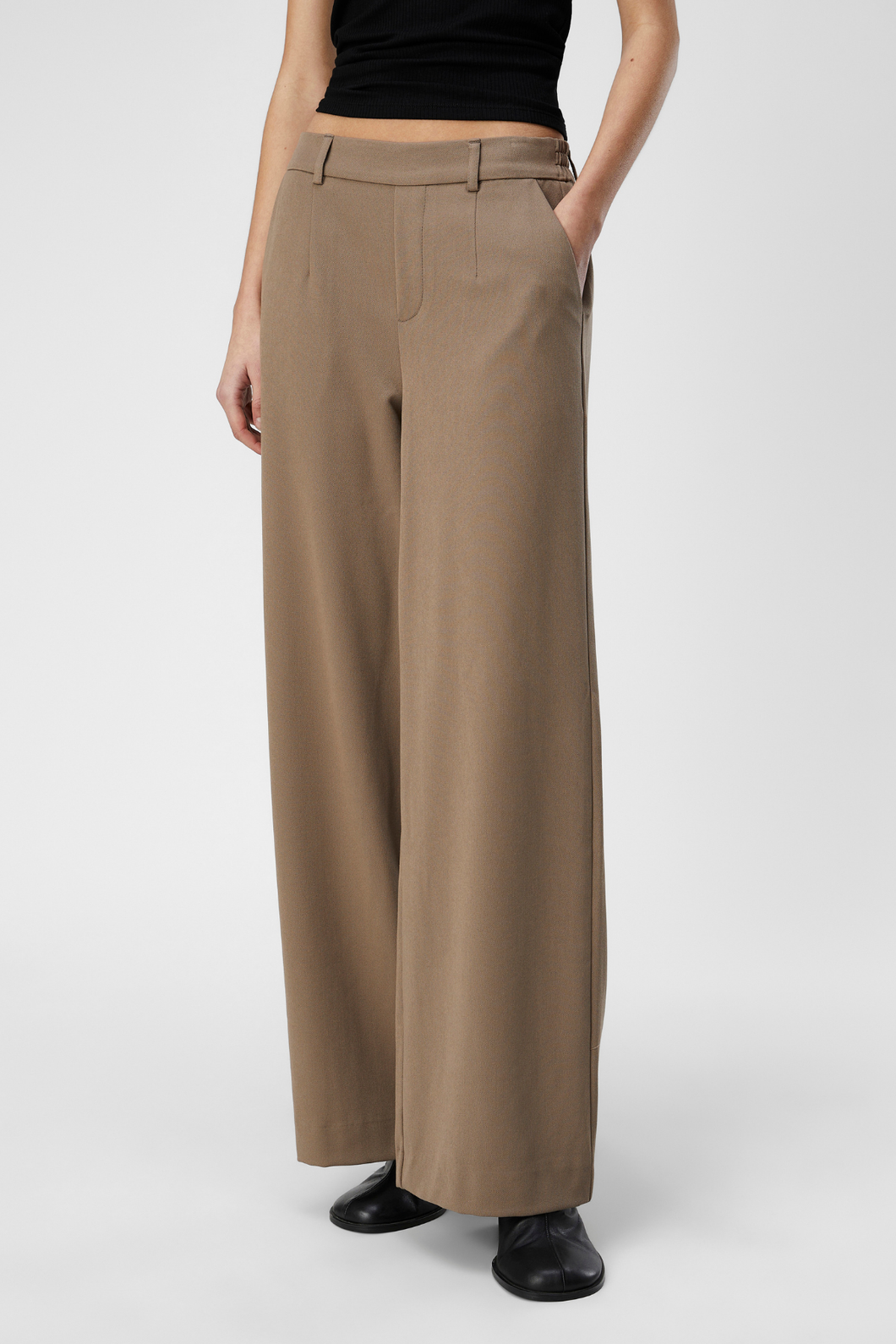 Lisa Wide Pants - Brown