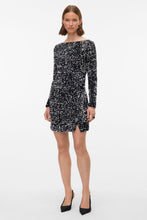 Load image into Gallery viewer, Bella Short Dress - Black Silver
