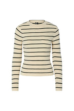 Load image into Gallery viewer, Mira New O-Neck Knit - Birch/Black
