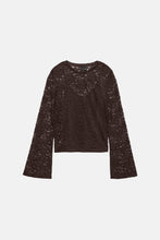 Load image into Gallery viewer, Kanya O-Neck Short Top - Chocolate Torte
