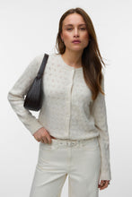 Charger l'image dans la galerie, Doffy Stitch Ls O-Neck Cardigan - Birch Melange
