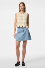 Charger l&#39;image dans la galerie, Abbi A-Shape Skirt - Light Blue Denim

