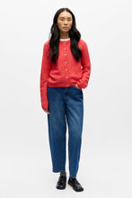 Load image into Gallery viewer, Agate Knit Cardigan - Poinsettia Melange
