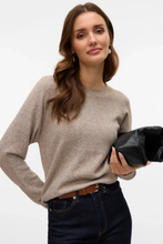Load image into Gallery viewer, Doffy O-Neck Blouse - Moon Rock Melange
