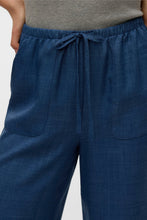 Load image into Gallery viewer, Melaney Loose Pant - Dark Denim Melange
