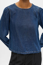 Afbeelding in Gallery-weergave laden, Frame Top - Dark Blue Denim
